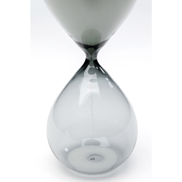 Διακοσμητικό επιτραπέζιο Timer κλεψύδρα μαύρη 8,2x8,2x20 εκ. 55174