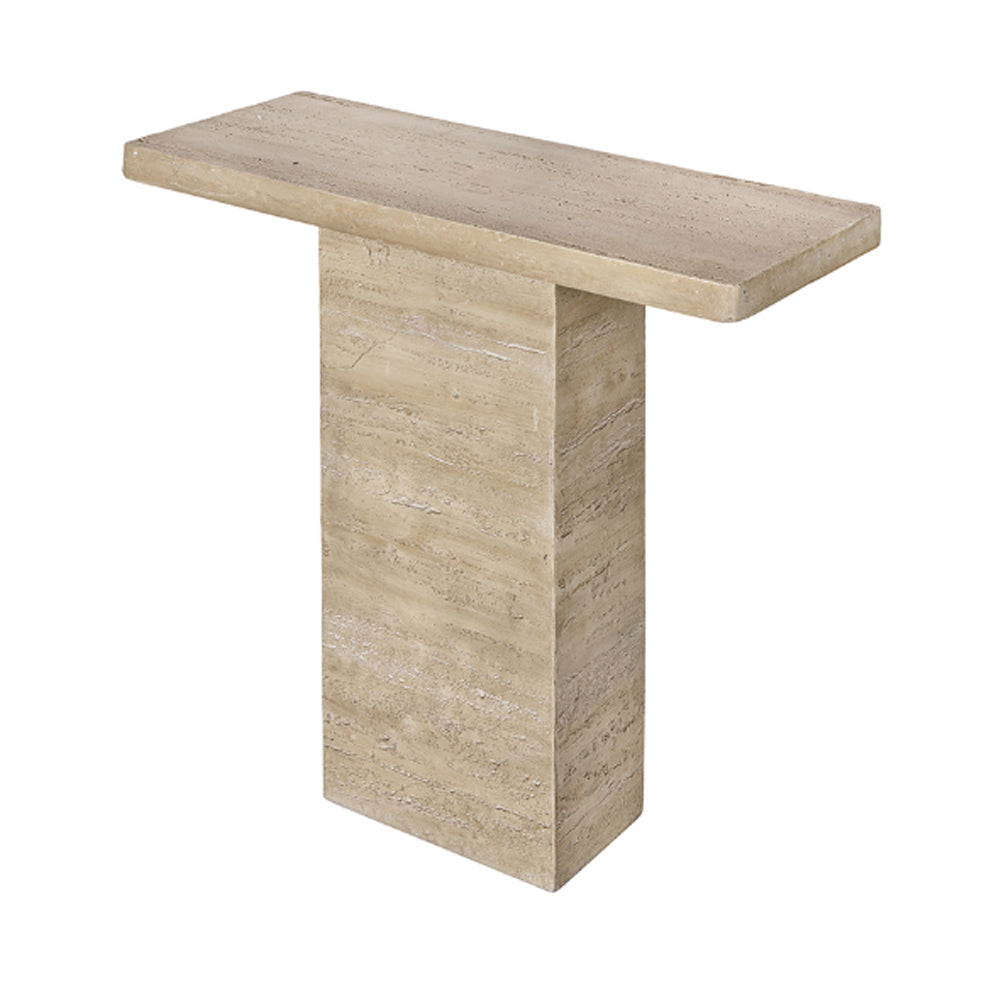 Artekko Taric Μπεζ Κονσόλα από Μαγνήσιο (90.2x35.6x90.2)cm 60945-CREA