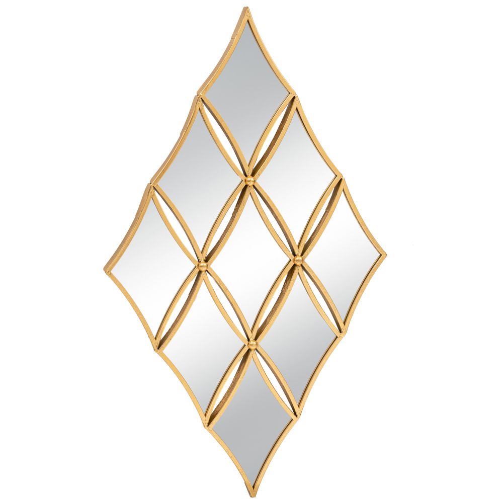 ΧΡΥΣΟΣ ΜΕΤΑΛΛΙΚΟΣ ΚΑΘΡΕΦΤΗΣ ΜΕ ΡΟΜΒΟΥΣ 56Χ2Χ96ΕΚ