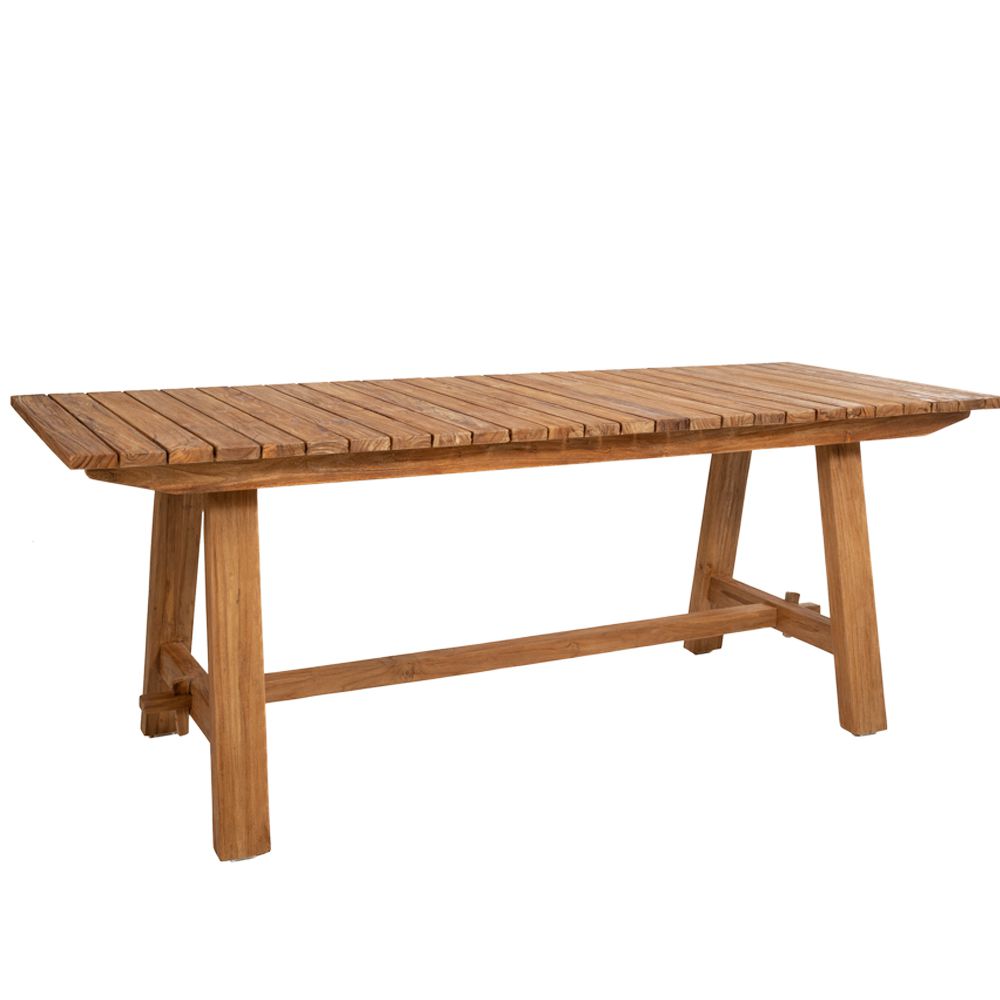 ΞΥΛΙΝΟ ΤΡΑΠΕΖΙ 220X75X78EK ΕΞΩΤΕΡΙΚΟΥ ΧΩΡΟΥ ΑΠΟ ΞΥΛΟ TEAK