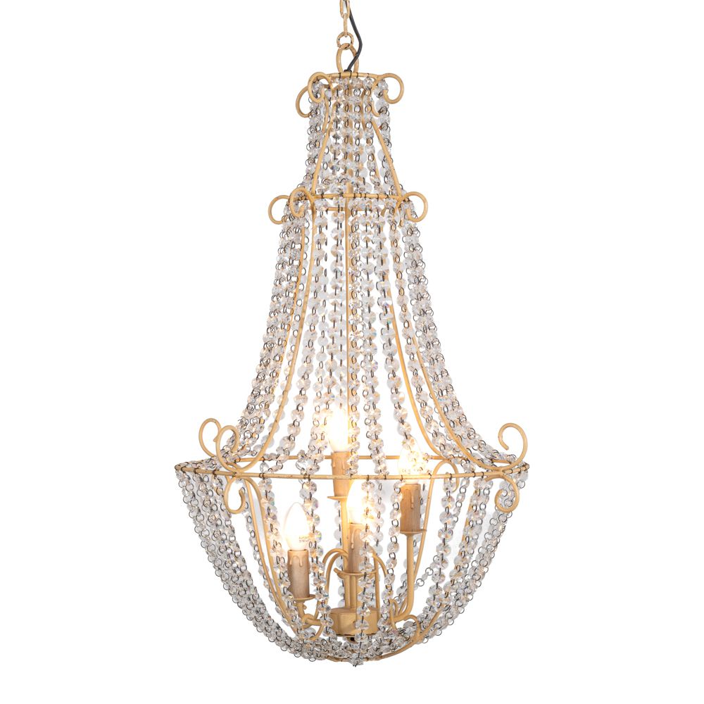 VINTAGE ΠΟΛΥΕΛΑΙΟΣ ΜΕ 4 ΛΑΜΠΕΣ ΚΑΙ ΚΡΥΣΤΑΛΑΚΙΑ Φ60Χ93 ΕΚ