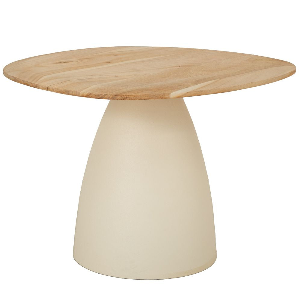 OFF WHITE MUSHROOM ΒΟΗΘΗΤΙΚΟ ΤΡΑΠΕΖΙ 65Χ58Χ45ΕΚ