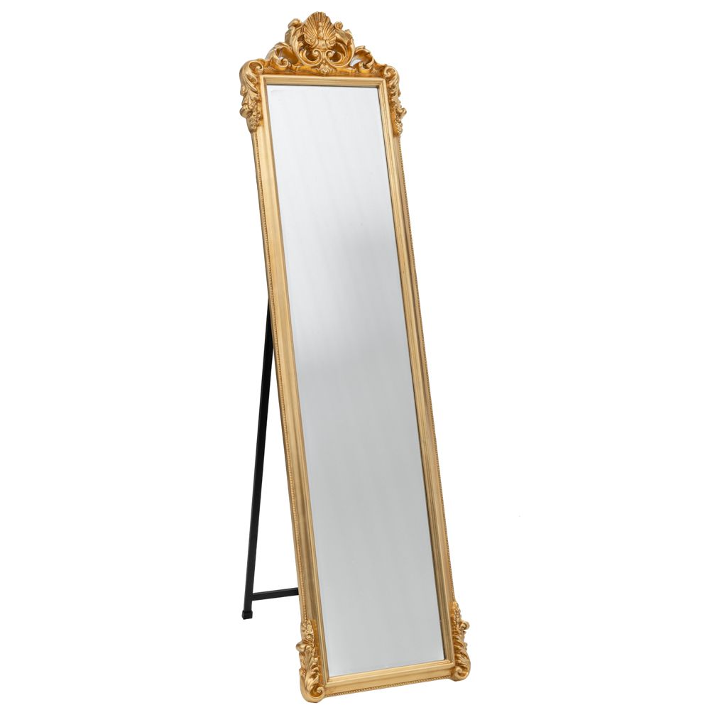 ΧΡΥΣΟΣ VINTAGE PU ΕΠΙΔΑΠΕΔΙΟΣ ΚΑΘΡΕΦΤΗΣ ΜΕ ΑΝΑΓΛΥΦΑ ΣΧΕΔΙΑ 41Χ5Χ162ΕΚ