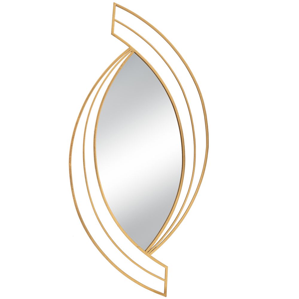 ΧΡΥΣΟΣ ΜΕΤΑΛΛΙΚΟΣ ΚΑΘΡΕΦΤΗΣ ΤΟΙΧΟΥ ΣΕ ΣΧΗΜΑ ΔΑΚΡΥ 53Χ2Χ116ΕΚ