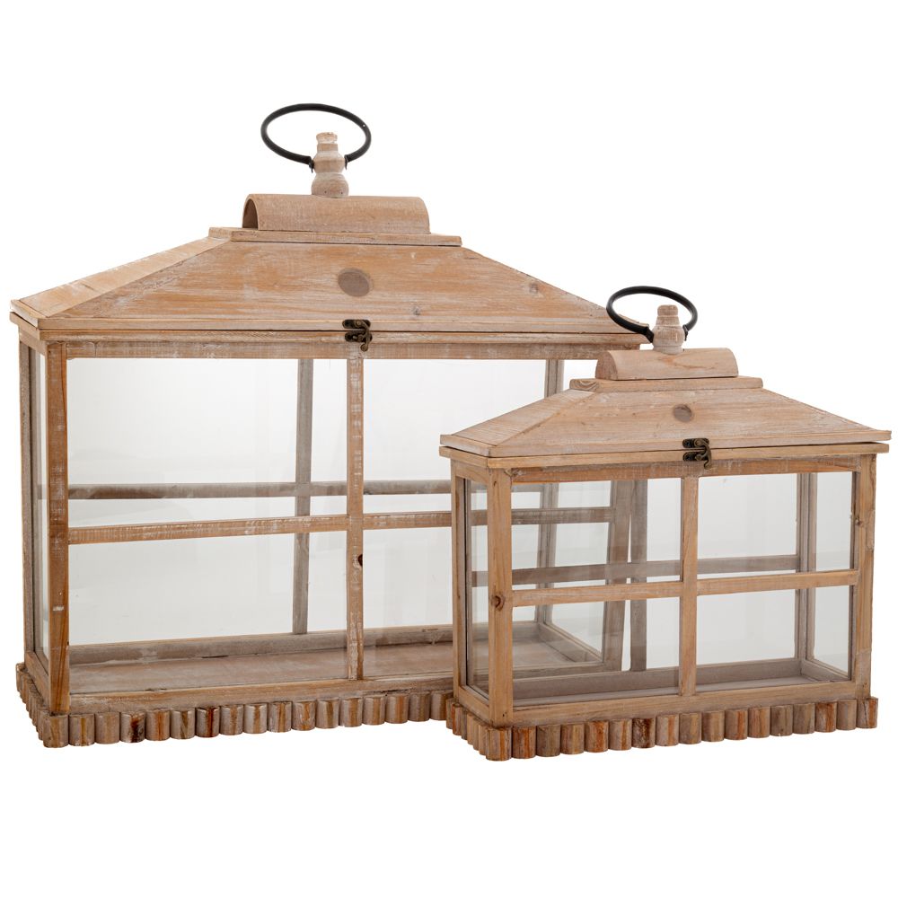 ΣΕΤ 2 ΦΑΝΑΡΙ ΑΝΟΙΧΤΟ ΚΑΦΕ ΞΥΛΙΝΟ ΟΡΘΟΓΩΝΙΟ 62Χ22Χ66 42Χ16Χ48,5ΕΚ