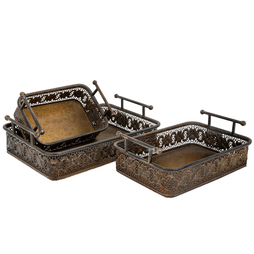 ΣΕΤ 3 ΜΑΥΡΟΣ ΜΕΤΑΛΛΙΚΟΣ ΔΙΣΚΟΣ ΜΕ ΧΕΡΟΥΛΙΑ 38Χ26Χ11 31,5Χ21Χ11 24Χ16Χ11ΕΚ