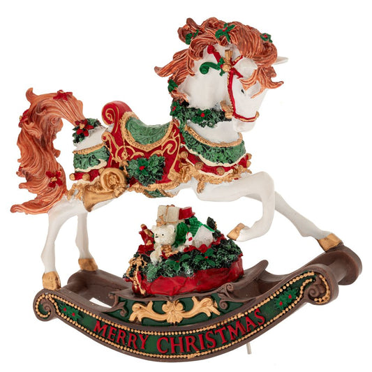 ΛΕΥΚΟ ΠΟΛΥΡΕΖΙΝ ΚΟΥΡΔΙΣΤΟ ΚΟΥΝΙΣΤΟ ΑΛΟΓΟ ΜΕ ΔΩΡΑ AND ΜΟΥΣΙΚΗ  22Χ7,5Χ21,5ΕΚ