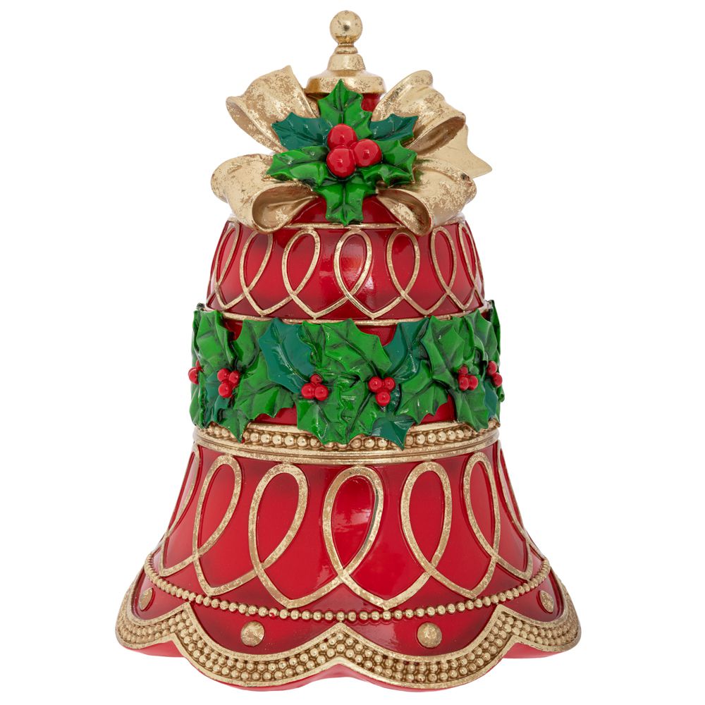 ΚΟΚΚΙΝΗ ΠΟΛΥΡΕΖΙΝ ΔΙΑΚΟΣΜΗΤΙΚΗ ΚΑΜΠΑΝΑ 32Χ31.5Χ41ΕΚ