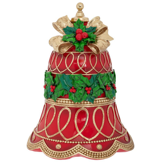 ΚΟΚΚΙΝΗ ΠΟΛΥΡΕΖΙΝ ΔΙΑΚΟΣΜΗΤΙΚΗ ΚΑΜΠΑΝΑ 32Χ31.5Χ41ΕΚ