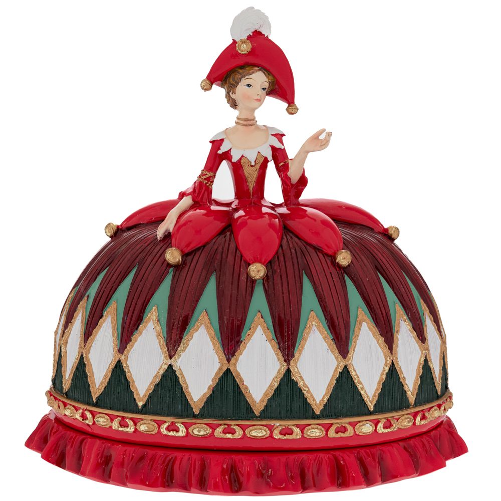 ΚΟΚΚΙΝΗ ΠΟΛΥΡΕΖΙΝ ΒΑΣΙΛΙΣΣΑ 26.5Χ17Χ26ΕΚ ΜΠΙΣΚΟΤΙΕΡΑ