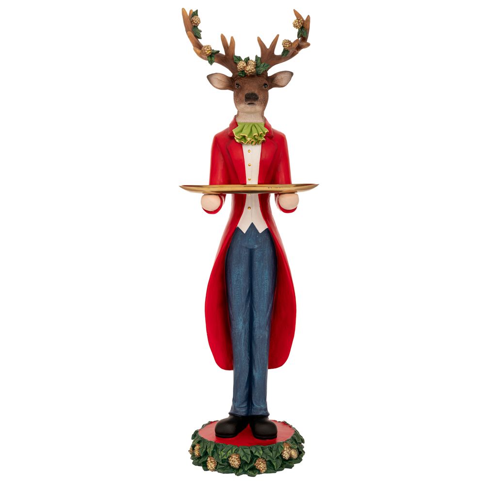 ΚΑΦΕ ΠΟΛΥΡΕΖΙΝ ΤΑΡΑΝΔΟΣ ΜΕ ΚΟΚΚΙΝΗ ΜΠΛΕ ΣΤΟΛΗ ΚΑΙ ΔΙΣΚΟ ΣΤΑ ΧΕΡΙΑ 19Χ16,5Χ61ΕΚ