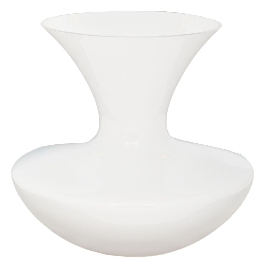 ΛΕΥΚΟ ΓΥΑΛΙΝΟ ΒΑΖΟ Φ32Χ30ΕΚ