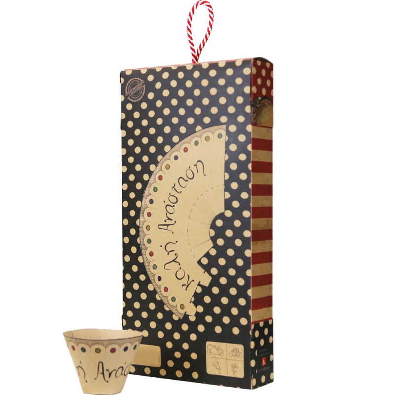 Λαμπάδα Αστέρι φελτ - Γκρι LA24022B