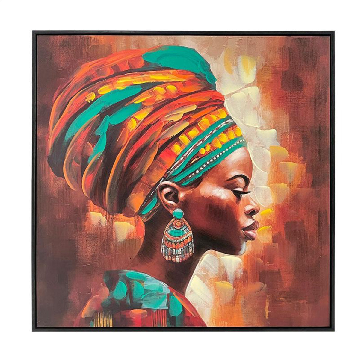 Πίνακας σε καμβά 70x4x70cm 166-124-028