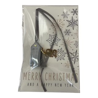 Χειροποίητο Κεραμικό Γούρι Μαγνητάκι 5cm R01G