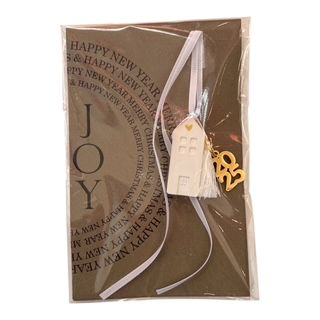 Χειροποίητο Κεραμικό Γούρι Σπιτάκι Μαγνητάκι 5cm R01WG