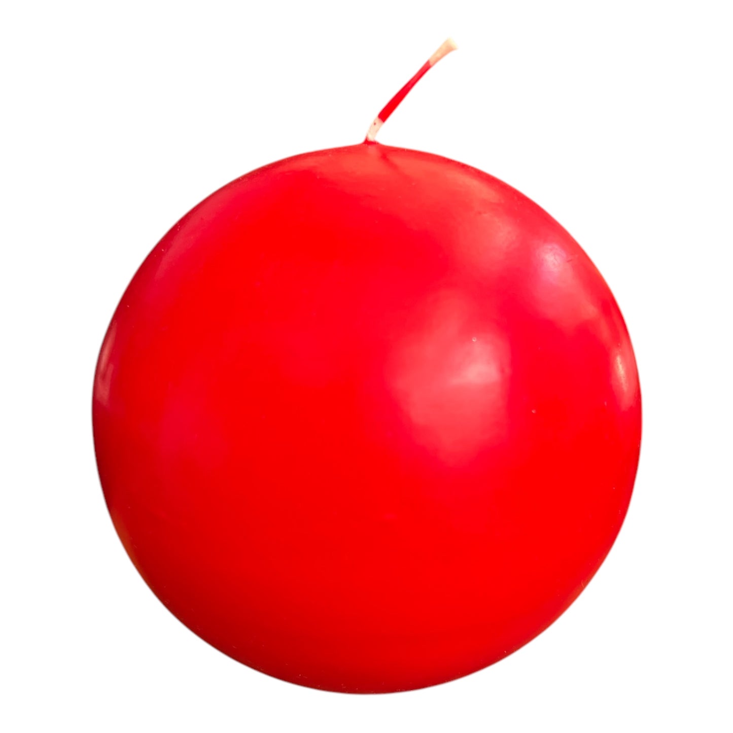 Κερί Μπάλα Κόκκινη Ματ 11cm 02005