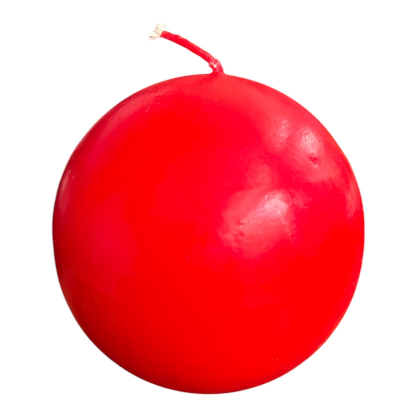 Κερί Μπάλα Κόκκινη Ματ 7cm 02003