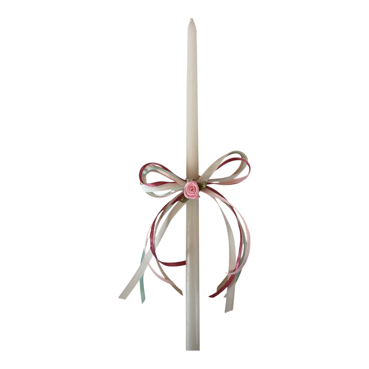 Λαμπαδάκια Τριανταφυλλάκια Λευκά 15199Λ