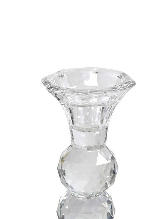 Κηροπήγιο Κρυστάλλινο 5x5x8,5cm Clear XAS120
