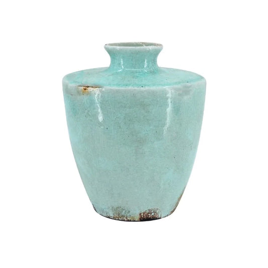 Annie Γαλάζιο Βάζο από Τερακότα (24x17x29)cm