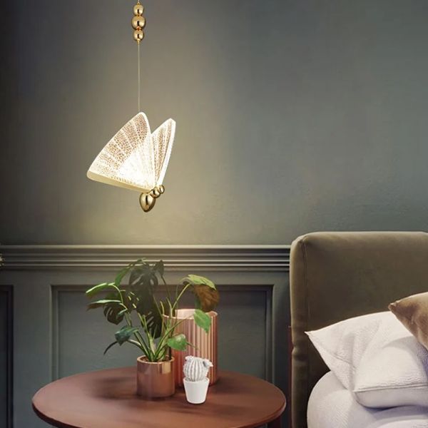 Κρεμαστό Φωτιστικό Χρυσό LED (20X20X40)cm