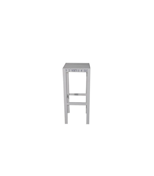ΣΚΑΜΠΩ 33X33X78 CM ΞΥΛΙΝΟ ΓΙΑ ΜΠΑΡ ΛΕΥΚΟ ΠΑΟΥΛΟΒΝΙΑ