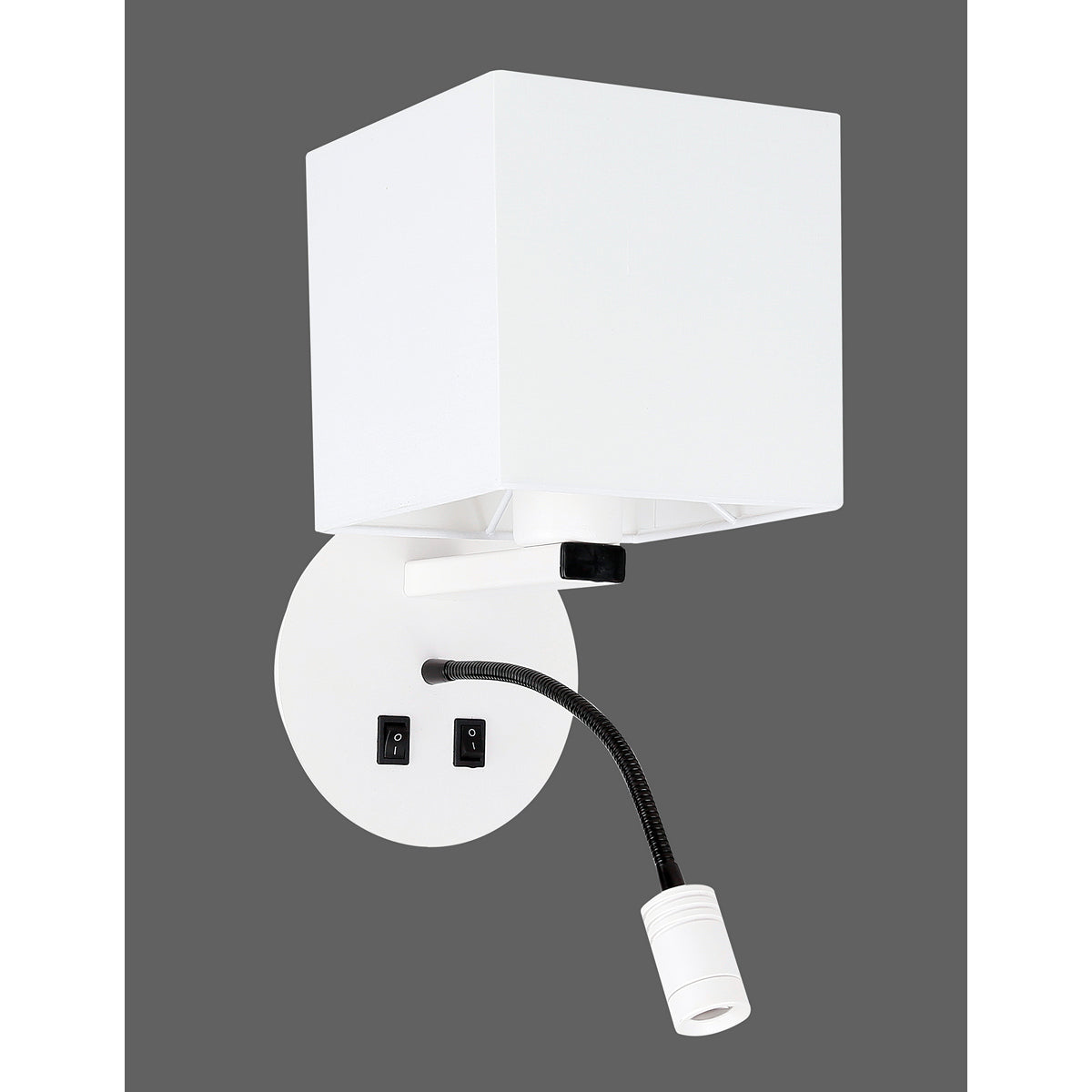 ΑΠΛΙΚΑ ΚΑΙ ΣΠΟΤ MONOΦΩΤΟ 40W E27+3W LED ΛΕΥΚΟ ΚΑΠΕΛΟ