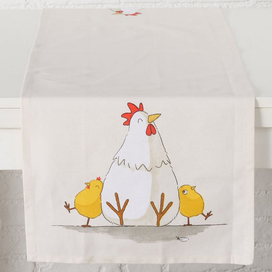 ΤΡΑΒΕΡΣΑ ΣΧΕΔΙΟ ΚΟΤΑ Henny 140Χ40cm ΕΚΡΟΥ Cotton