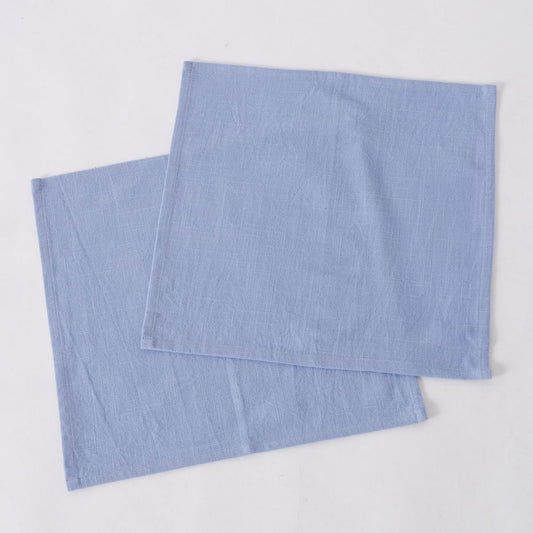 ΠΕΤΣΕΤΑ SET/2 Lenea 40x40cm Light blue Cotton