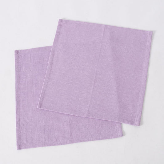 ΠΕΤΣΕΤΑ SET/2 Lenea 40x40cm Light purple Cotton