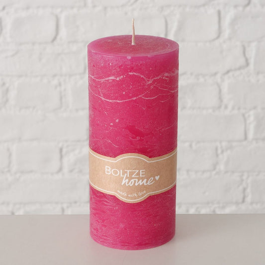 ΚΕΡΙ ΣΚ ΡΟΖ Casual, H15cm, D7cm, Wax