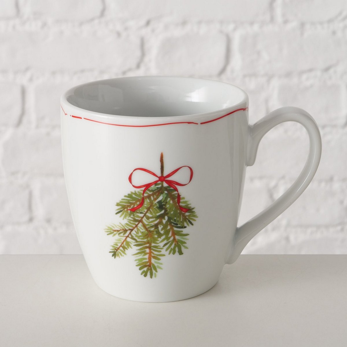 ΚΟΥΠΑ Jumbo ΓΚΙ ΜΕ ΕΛΑΤΟ Noelle 480ml Dishwasher proof ΠΟΡΣΕΛΑΝΗ H10cm D10cm