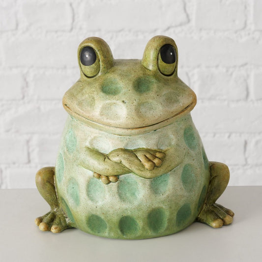 ΒΑΤΡΑΧΟΣ ΦΙΓΟΥΡΑ Marvio ΠΡΑΣΙΝΟ 19Χ20Χ19cm ΚΕΡΑΜΙΚΟ