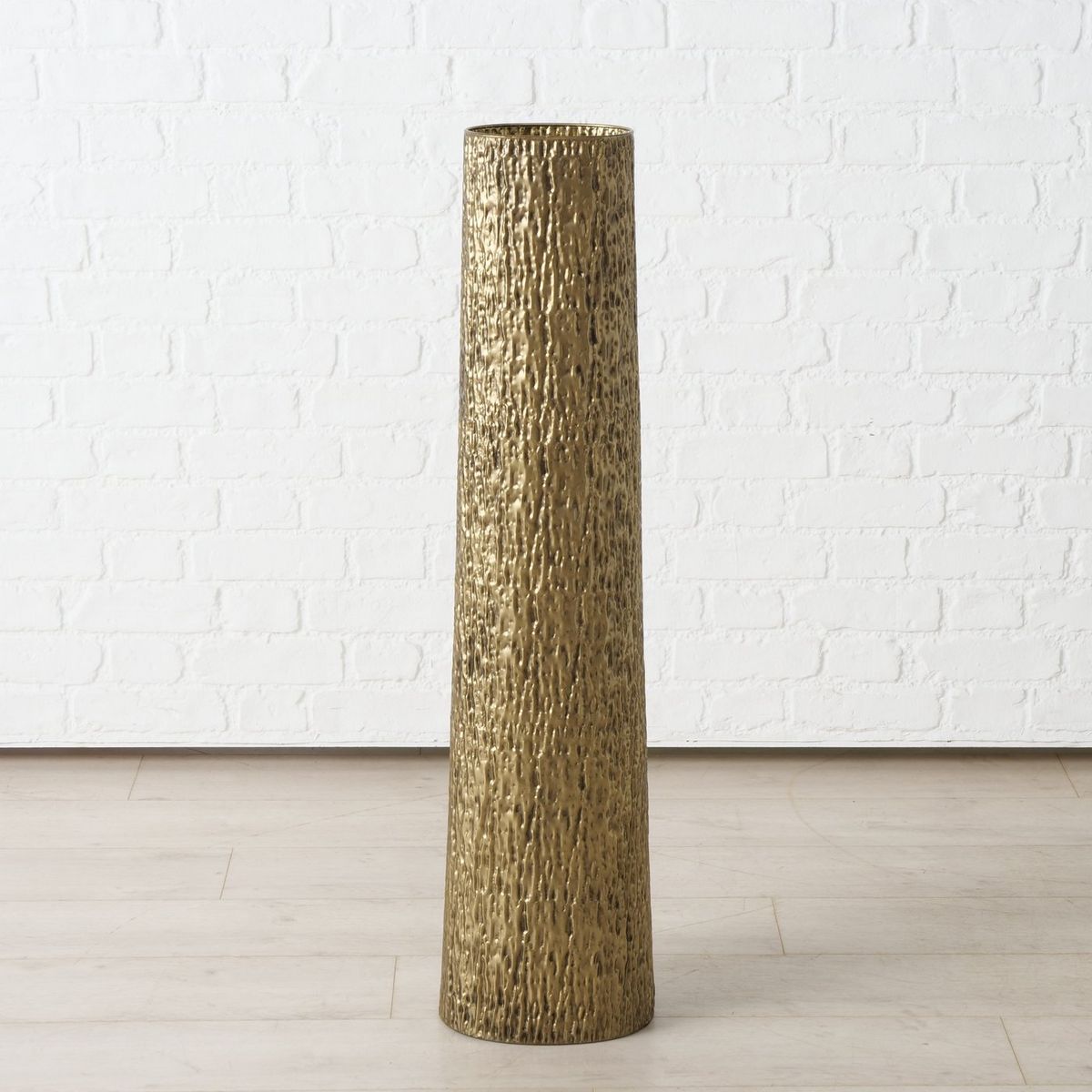 ΒΑΖΟ Miguel 25Χ19Χ100cm, ΜΑΤ ΑΣΗΜΙ ΑΝΤΙΚΕ