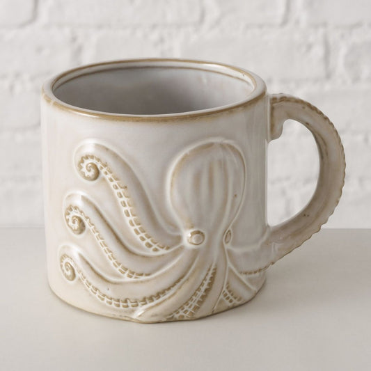 ΚΟΥΠΑ ΧΤΑΠΟΔΙ H9cm D10cmPolipo, ΛΕΥΚΟ 475ml, Dishwasher proof, ΚΕΡΑΜΙΚΟ