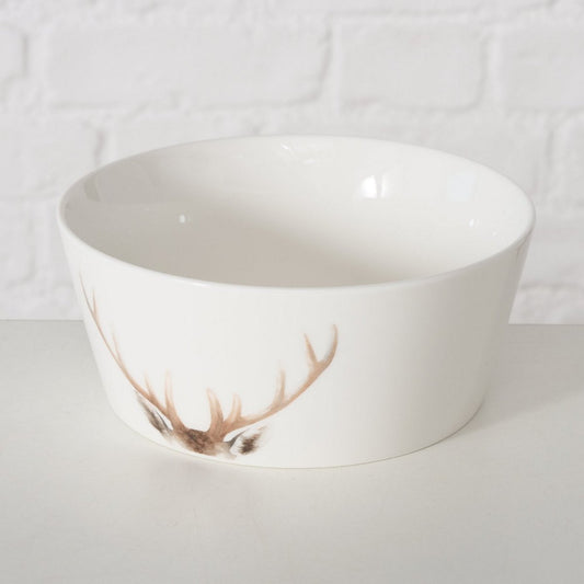 ΜΠΟΛ Aspen ΣΧΕΔΙΟ ΤΑΡΑΝΔΟΣ 500ml H7cm D15cm New Bone ΚΕΡΑΜΙΚΟ