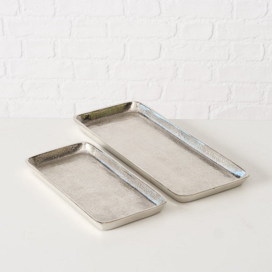 ΔΙΣΚΟΣ Set/2 Vendi ΔΙΑΚΟΣΜΗΤΙΚΟΣ 29Χ15Χ2cm 40x16x2cm ΑΣΗΜΙ ΑΛΟΥΜΙΝΙΟ