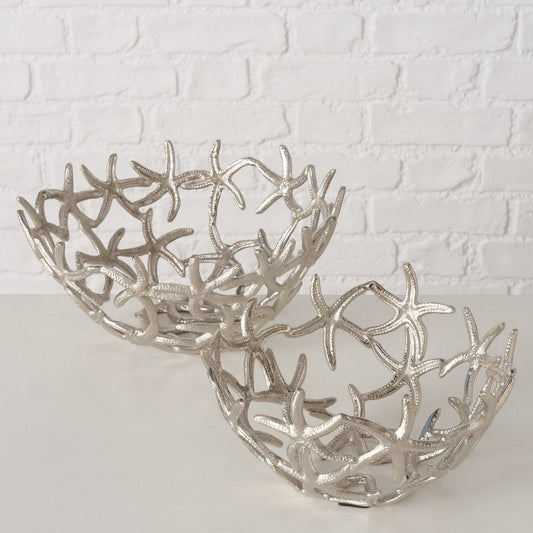 ΜΠΟΛ Merita Set/2 Starfish Η 12 / 14cm  D24 29 cm ΑΣΗΜΙ ΑΛΟΥΜΙΝΙΟ