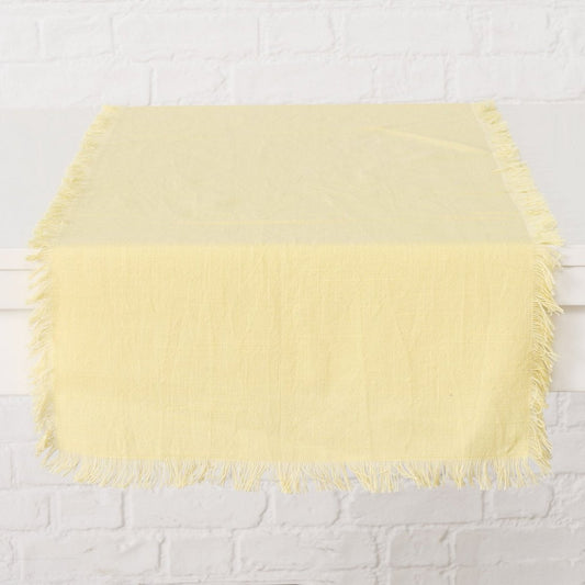 ΤΡΑΒΕΡΣΑ Lenea 140X40cm ΑΝ.ΚΙΤΡΙΝΟ Cotton