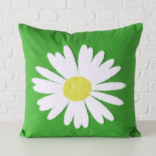ΜΑΞΙΛΑΡΙ ΣΧΕΔΙΟ ΜΑΡΓΑΡΙΤΑ Daisie ΠΡΑΣΙΝΟ 45Χ45Χ8cm Cotton