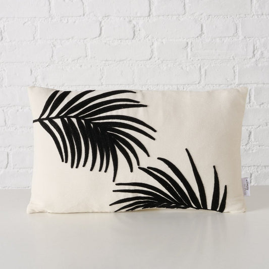 ΜΑΞΙΛΑΡΙ Parna ΜΠΕΖ ΜΑΥΡΟ ΚΛΑΔΙ ΦΟΙΝΙΚΑ 48Χ29Χ10cm Polyester
