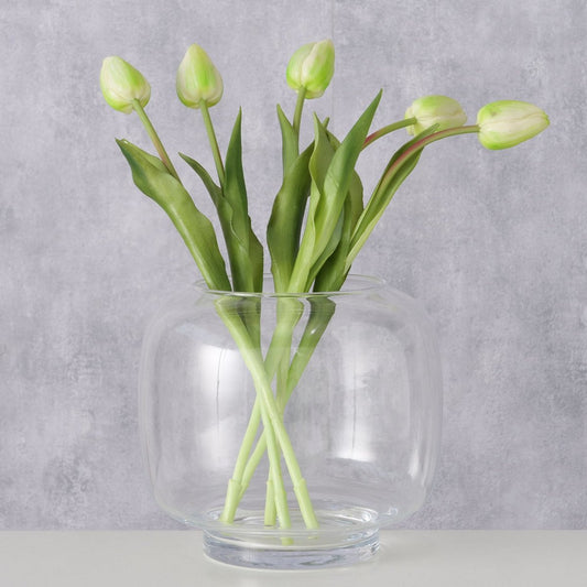 ΒΑΖΟ ΔΙΑΦΑΝΕΣ ΓΥΑΛΙ Malja H20cm D22cm