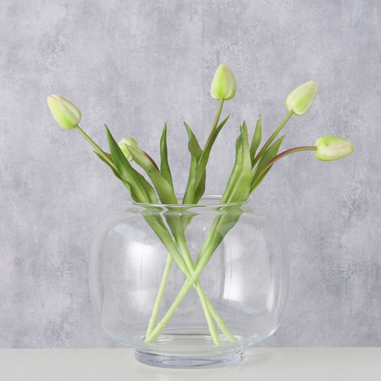 ΒΑΖΟ ΔΙΑΦΑΝΕΣ ΓΥΑΛΙ Malja H22cm D27cm