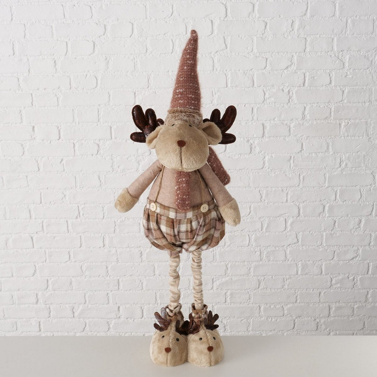 ΕΛΑΦΙ ΑΓΟΡΙ ΦΙΓΟΥΡΑ Kaley ΚΑΦΕ ΠΤΥΣΣΟΜΕΝΟ 32Χ17Χ112cm Iron, Concrete, Polyester