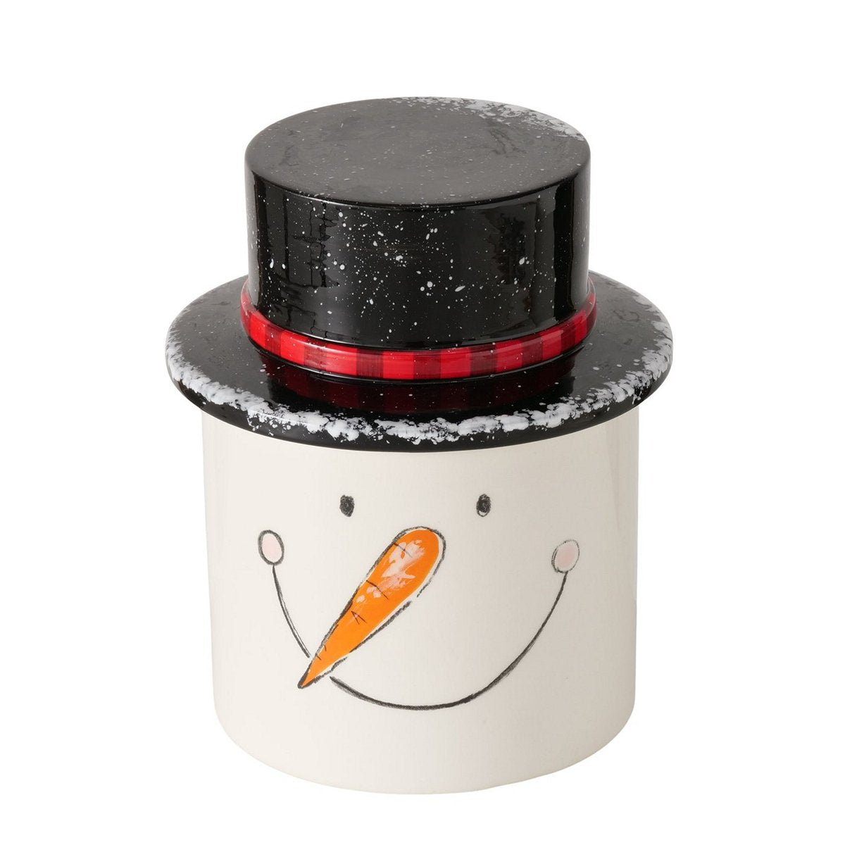 ΔΟΧΕΙΟ ΑΠΟΘΗΚΕΥΣΗΣ ΧΙΟΝΑΝΘΡΩΠΟΣ Snowie Dishwasher proof H21cm D17,8cm  ΚΕΡΑΜΙΚΟ