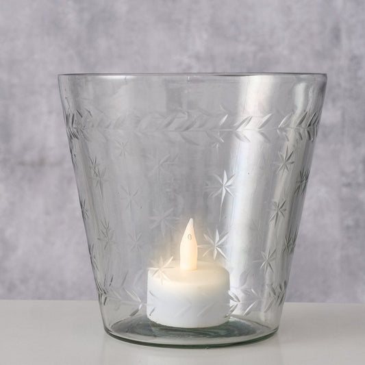 ΚΗΡΟΠΗΓΙΟ Cecily H12cm ΔΙΑΦΑΝΕΣ ΓΥΑΛΙ