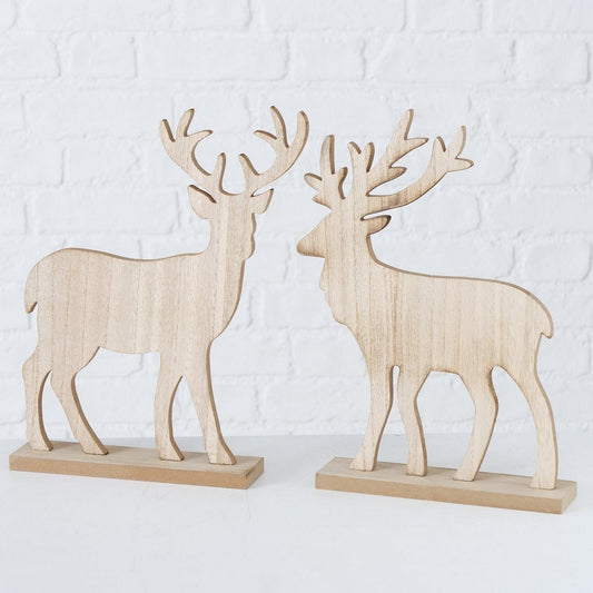 ΕΛΑΦΙ 2/ass Kigan 26x5x30cm MDF Natural