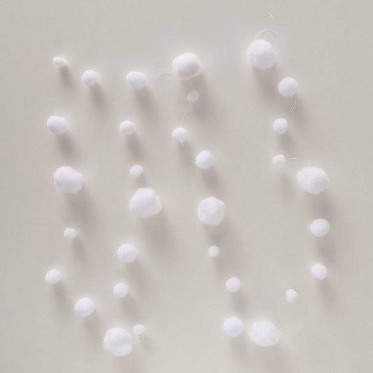 ΓΙΡΛΑΝΤΑ ΧΙΟΝΙ Snowfall L4cm H200cm ΛΕΥΚΟ Polyester