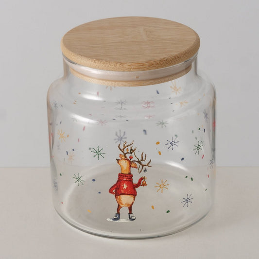 ΔΟΧΕΙΟ ΑΠΟΘΗΚΕΥΣΗ ΕΛΑΦΙ Lonelo 635ml H11cm, D10 cm ΓΥΑΛΙ ΔΙΑΦΑΝΕΣ